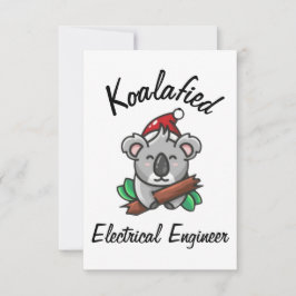 Koalafied Electrical Engineer Card Karte