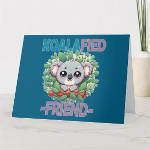 Koalafied Friend lustige Puppe Niedlich Baby Koala Dankeskarte