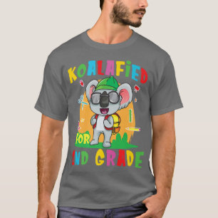 Koalafied für 2. Klasse zurück zur Schule Koala Bä T-Shirt