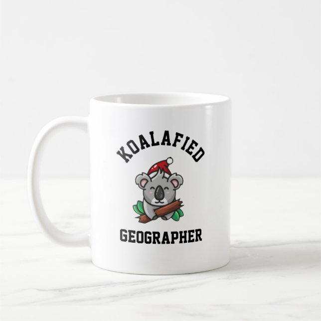 Koalafied Geographer Kaffeetasse (Links)
