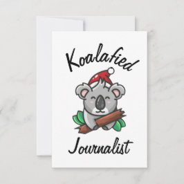 Koalafied Journalist Card Karte