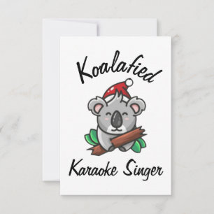 Koalafied  Karaoke Sänger Karte