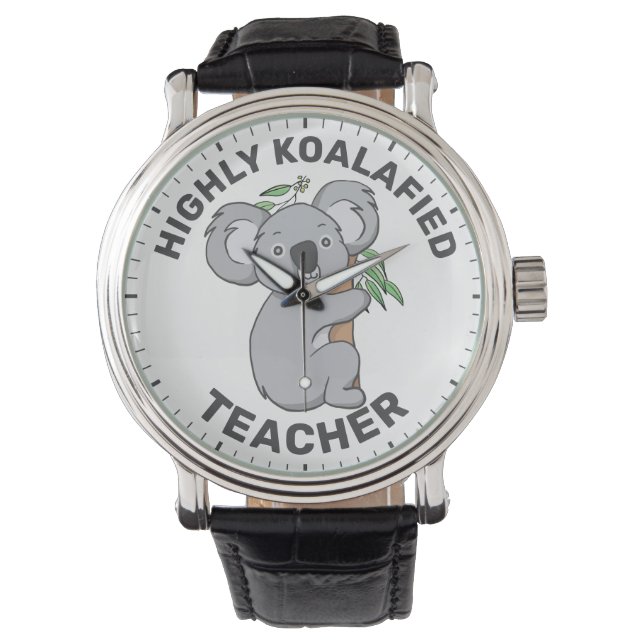 Koalafied Koala Qualified Teacher Armbanduhr (Vorderseite)