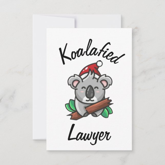 Koalafied Lawyer Card Karte (Vorderseite)