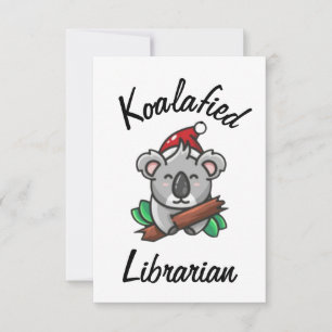 Koalafied Librarian Card Karte