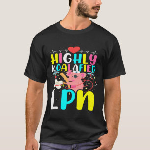 Koalafied Lpn Koala Bear lizenzierte praktische Kr T-Shirt