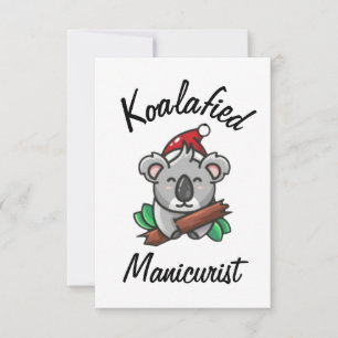Koalafied Manicurist-Karte Karte