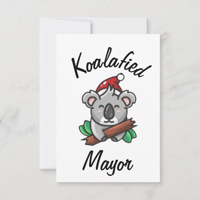 Koalafied Mayor Card Karte (Vorderseite)