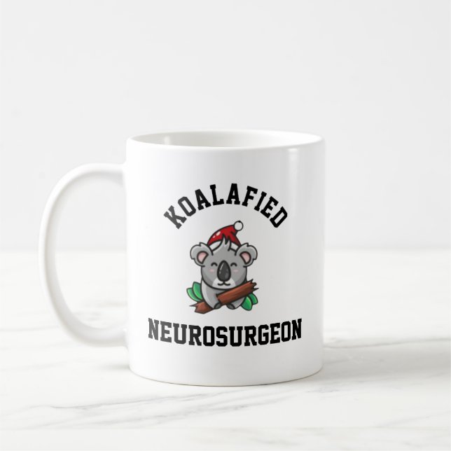 Koalafied Neurochirurg Kaffeetasse (Links)