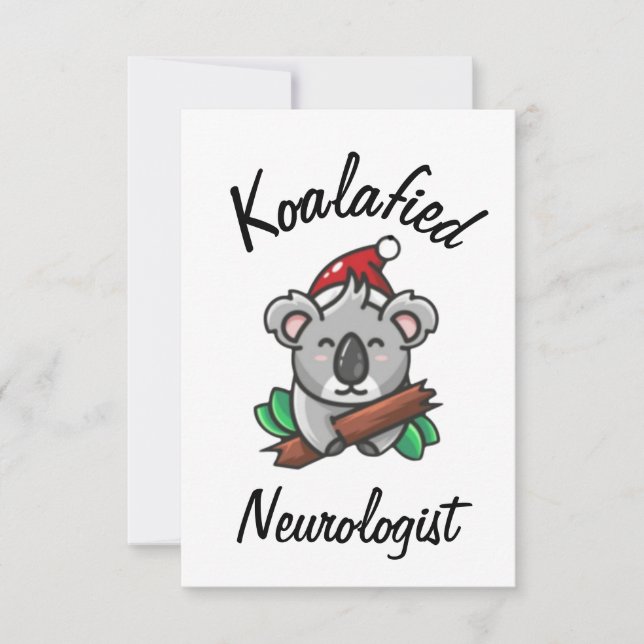Koalafied Neurologist-Karte Karte (Vorderseite)
