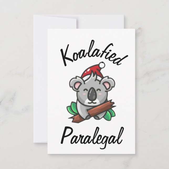 Koalafied Paralegal Card Karte (Vorderseite)