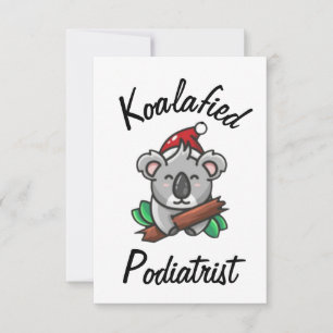 Koalafied Podiatrist Card Karte