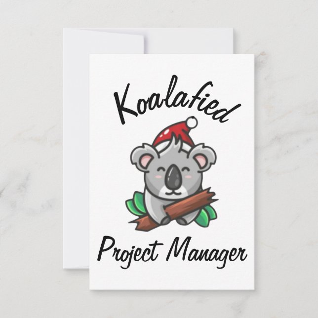 Koalafied Project Manager Card Karte (Vorderseite)