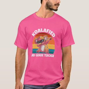 Koalafied Second Grade Teacher Funny Koala Lover T-Shirt