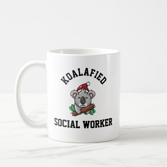 Koalafied Social Worker Kaffeetasse (Links)