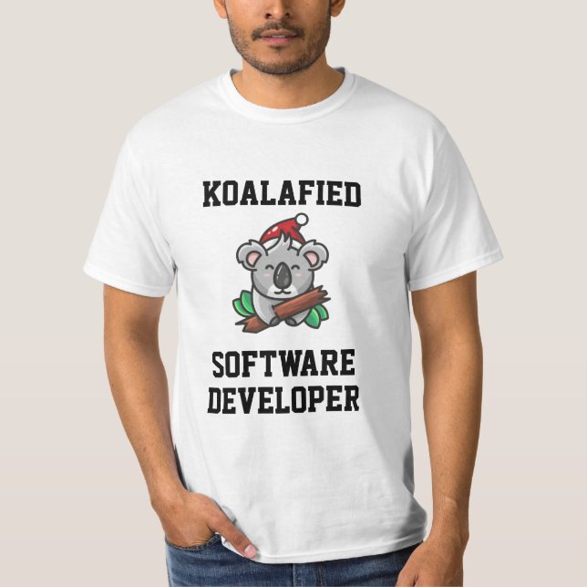 Koalafied Software Developer T - Shirt (Vorderseite)
