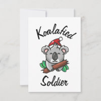 Koalafied Soldier-Karte