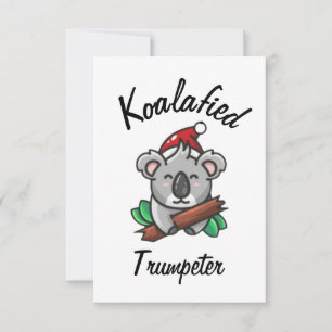 Koalafied Trumpeterkarte Karte