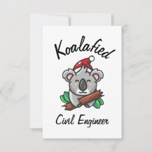Koalafizierte Bauingenieurkarte Karte