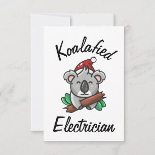 Koalafizierte Elektrikerkarte Karte