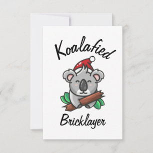Koalafizierte Maurerkarte Karte