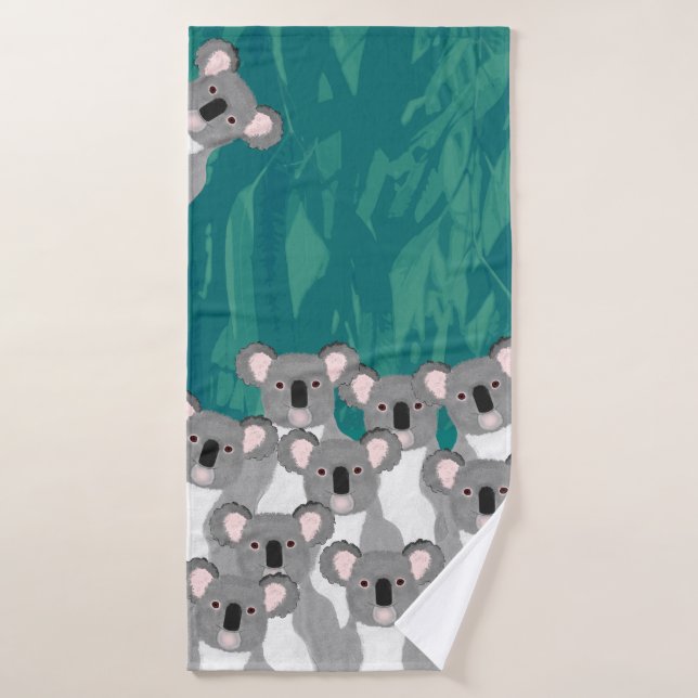 Koalas Badetuch Badehandtuch (Badehandtuch)