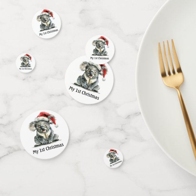 Koalas erste Weihnachtskugel, Brauch Konfetti (Gruppe)