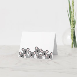Koalas Grußkarte Karte