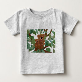 Koalas in der Eukalyptus Baby T-shirt