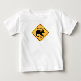 Koalas Nächste 4 km Niedliches Zeichen Baby T-shirt