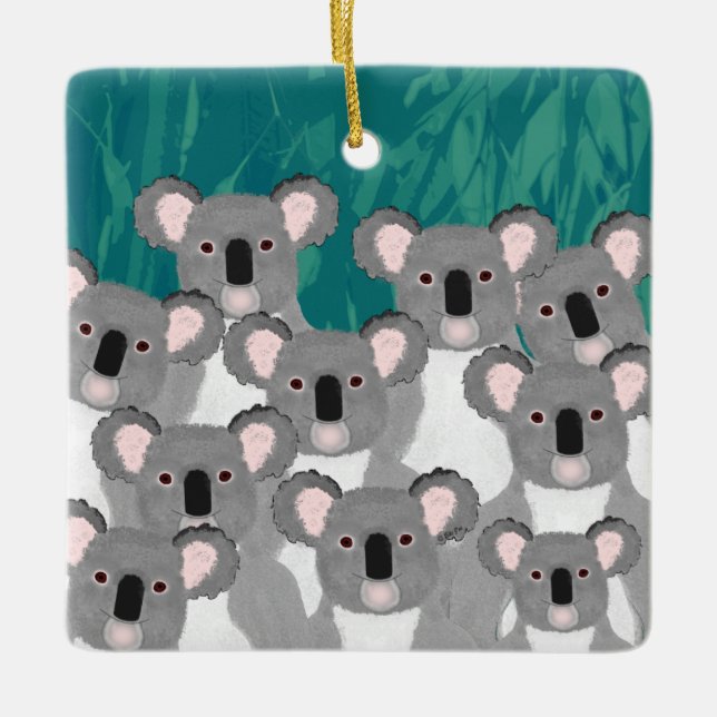 Koalas Ornament (Vorderseite)