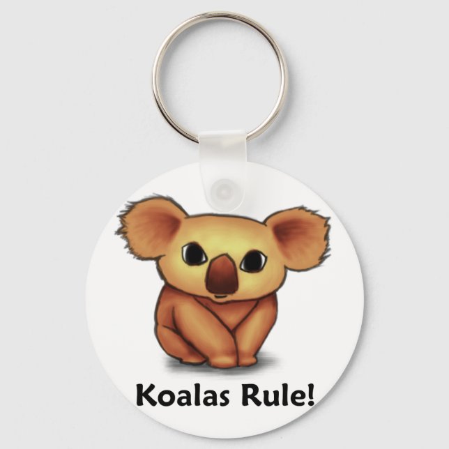 Koalas-Regel! Schlüsselanhänger (Vorderseite)