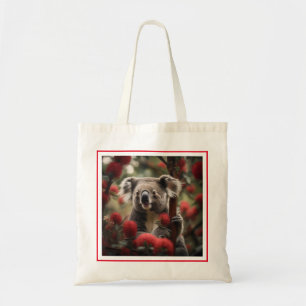 "Koalas Retreat: In einem roten Banksia-Baum veran Tragetasche