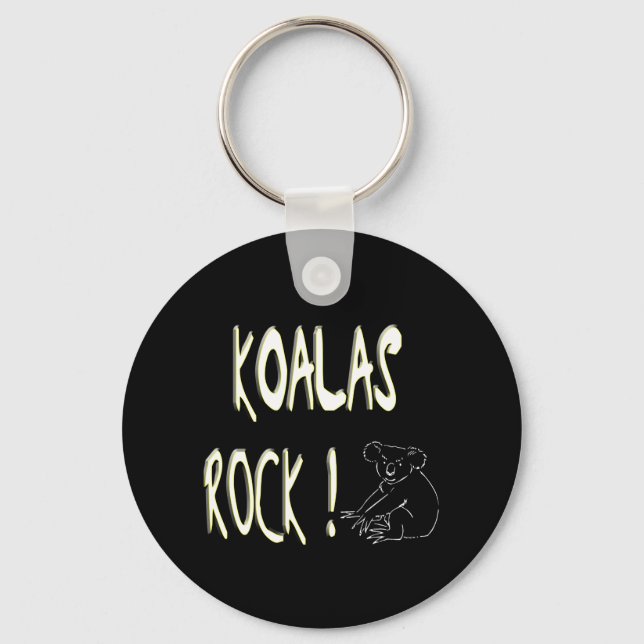 Koalas Rock! Schlüsselanhänger (Vorderseite)