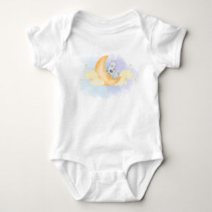Koalas schläft auf dem Mond Baby Strampler