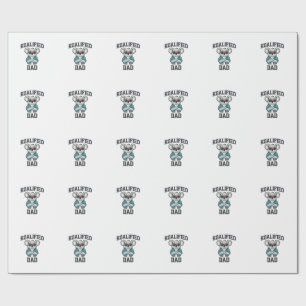 Koalifizierter Papa Süßes Koala-Vater-Shirt-Design Geschenkpapier