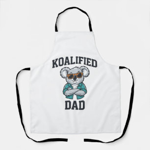 Koalifizierter Papa Süßes Koala-Vater-Shirt-Design Schürze