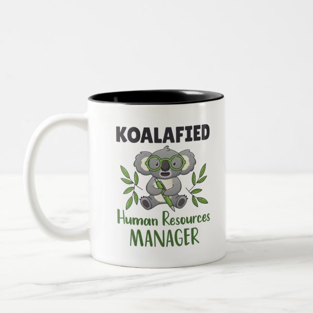 Koalitionierter Personalmanager Personalspezialist Zweifarbige Tasse (Links)