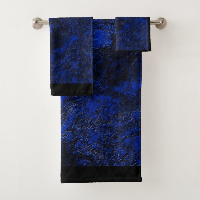 Kobalblau Badhandtuch Set (Insitu)