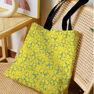 Kobalt-Kringselmuster – modernes Design Tasche
