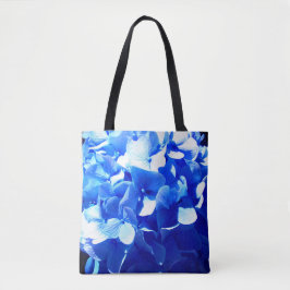 Kobaltblau Blütenblütenelegante Hydrangeas Tasche