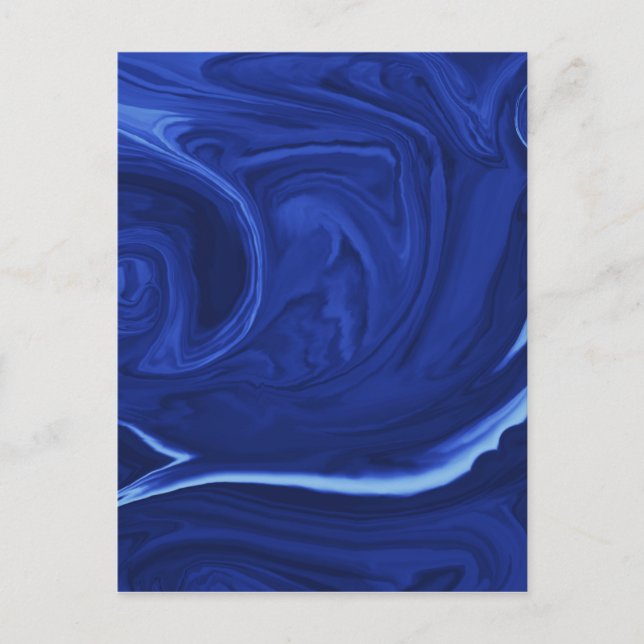 Kobaltblauer Hintergrund Texmade Postkarte (Vorderseite)
