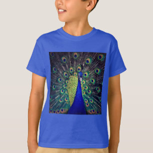 Kobaltblauer Pfau T-Shirt