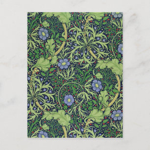 Kobaltthyme aus Seetang - William Morris Postkarte