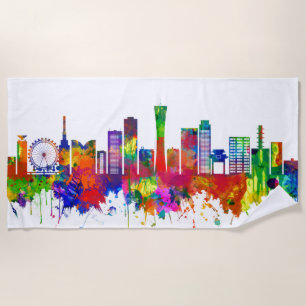 Kobe Japan Skyline Strandtuch