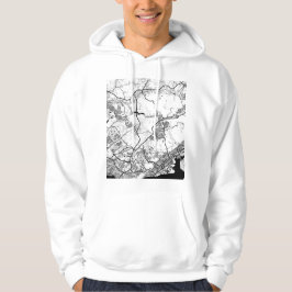 Kobe Japan Stadtplan Hoodie