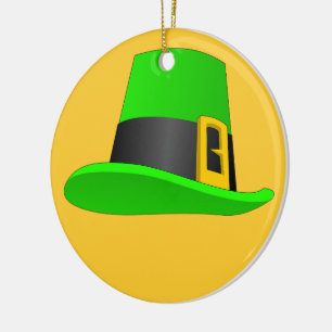 Kobelhut mit Schnalle Keramik Ornament