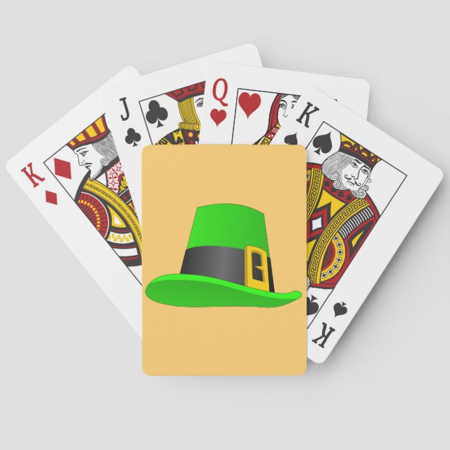 Kobelhut mit Schnalle Spielkarten (Rückseite)