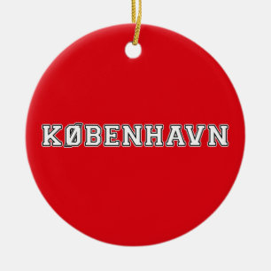 Kobenhavn Danmark Keramik Ornament
