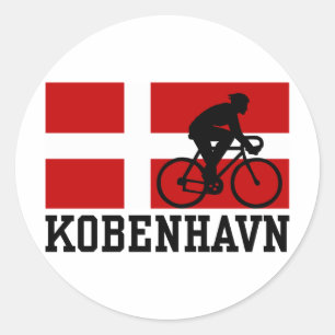 Kobenhavn Runder Aufkleber
